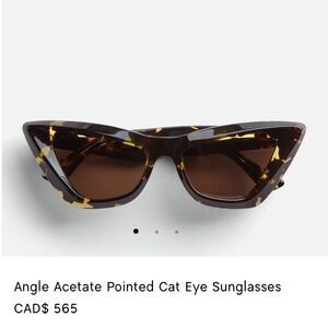 Bottega Veneta Tortoise Cat Eye Sunglasses